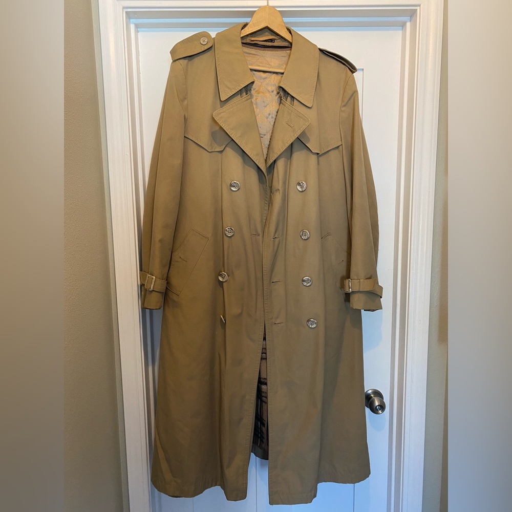 Vintage Made in Poland Rain Trench